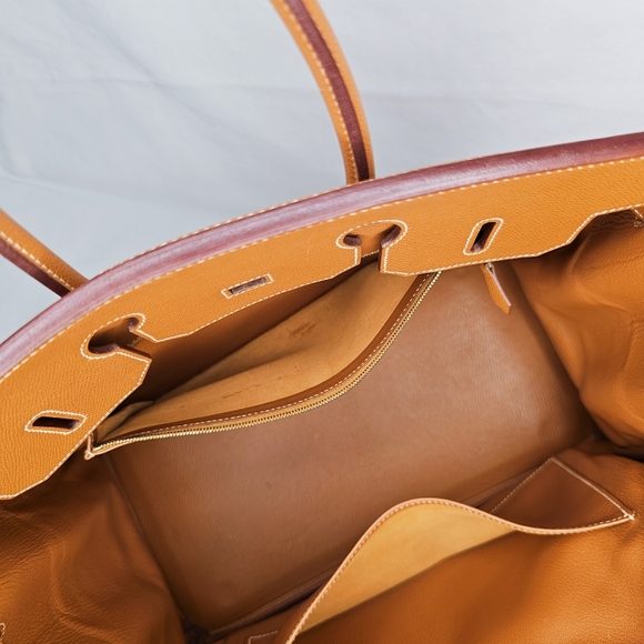 ❤️ SOLD ❤️ Hermès Gold Courchevel Birkin 35 Gold Hardware, 2004 - Picture 11 of 17